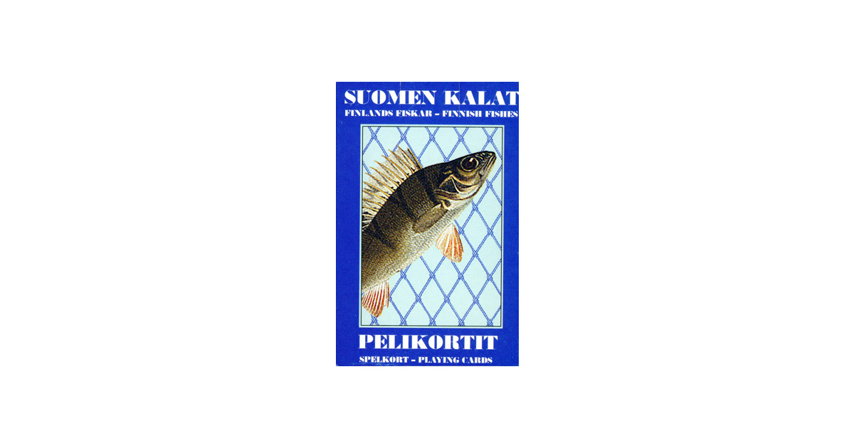 Pelikortit Suomalaisia kaloja | Suomen Lintuvaruste Oy